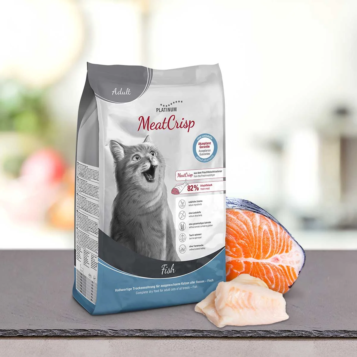 MeatCrisp Adult Fish - Ryba pre dospelé mačky 1,5 kg