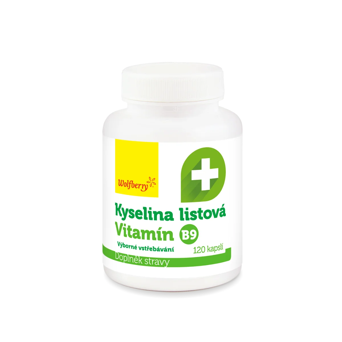 Wolfberry Kyselina listová (vitamín B9) 120 cps