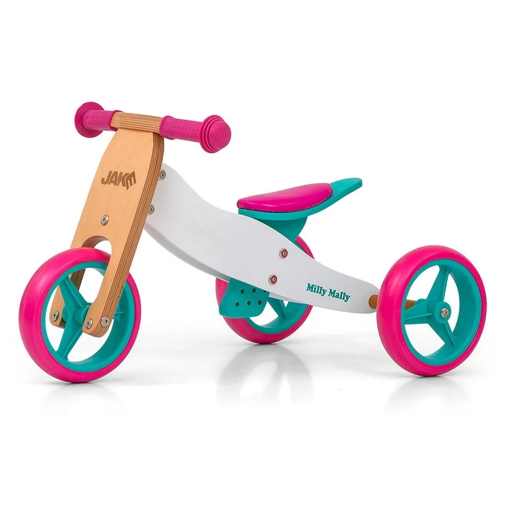 Detské multifunkčné odrážadlo bicykel 2v1 Milly Mally JAKE