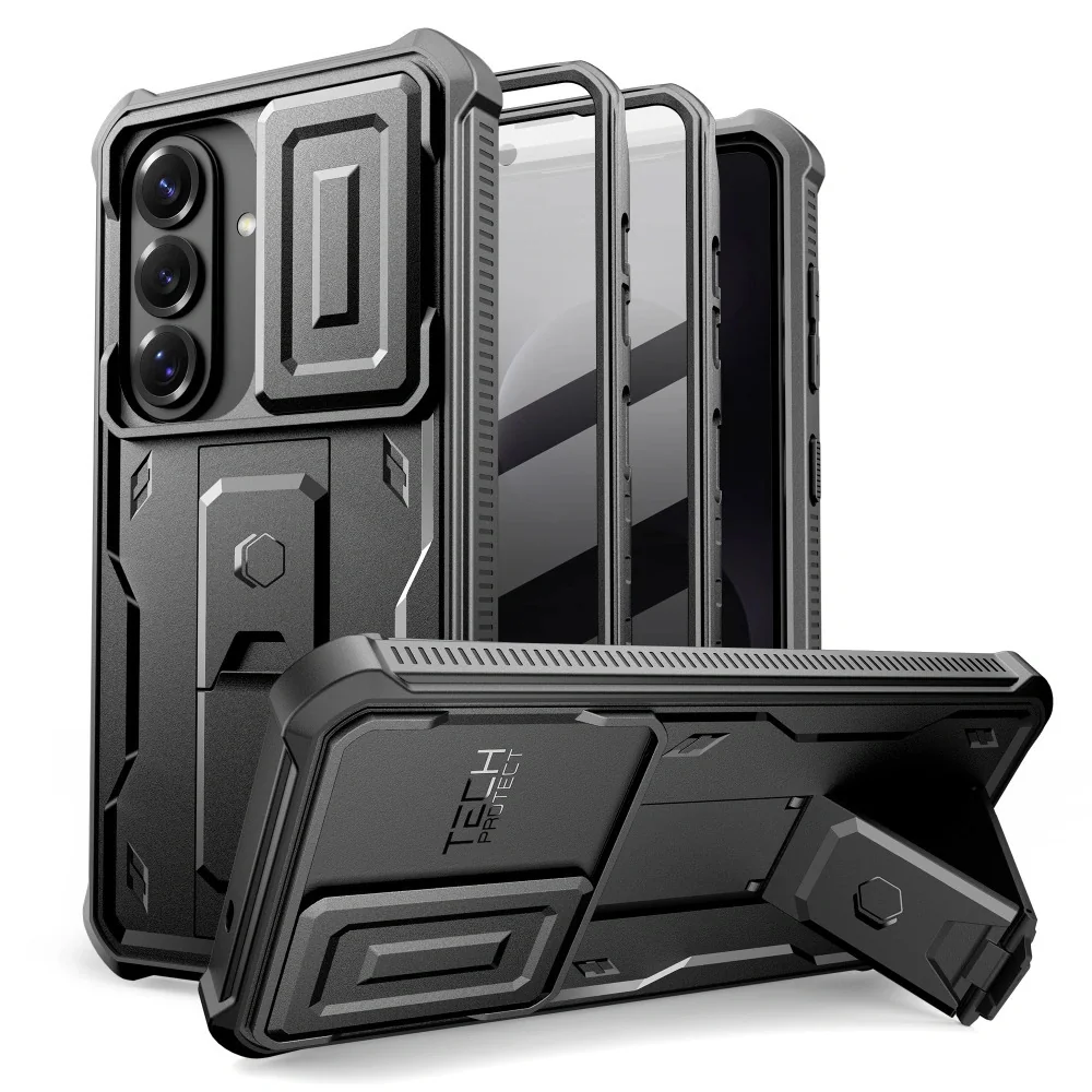 Tech-Protect Kevlar Cam kryt na Samsung Galaxy S26, čierny
