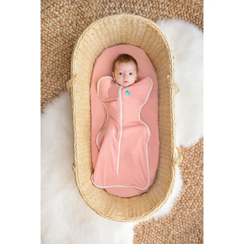 Love To Dream Swaddle UP zavinovačka Etapa 1, M, ružová (1.0 TOG)