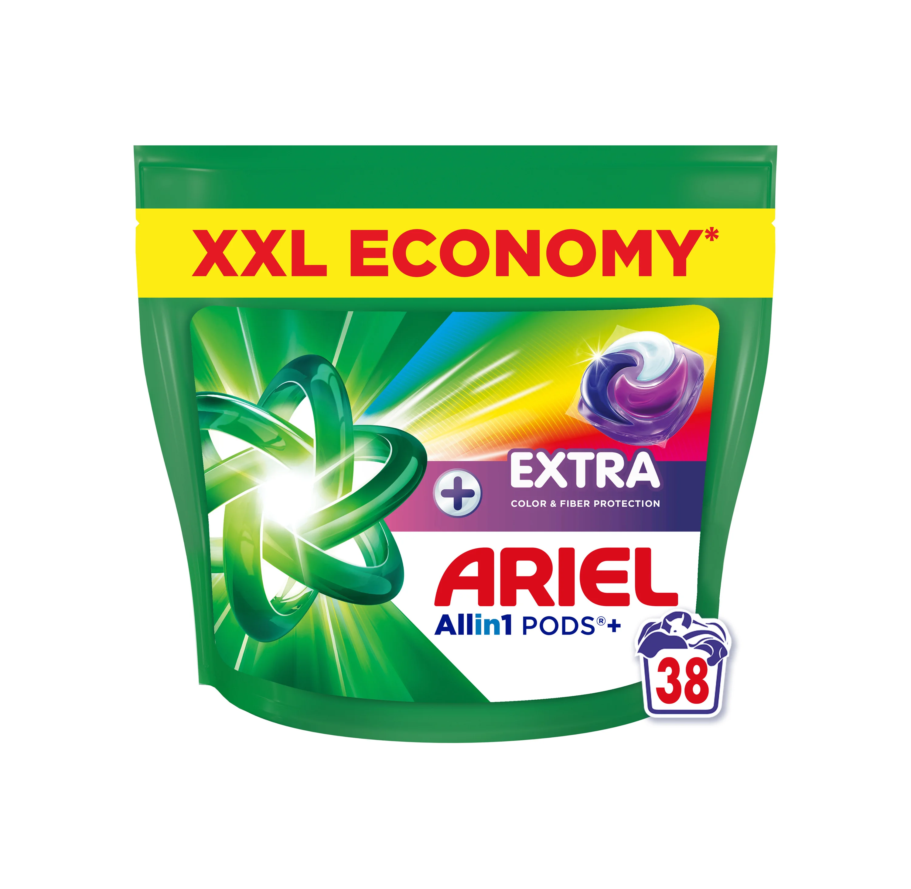 Ariel Complete Allin1 + kapsuly na pranie, 38 praní 38 ks