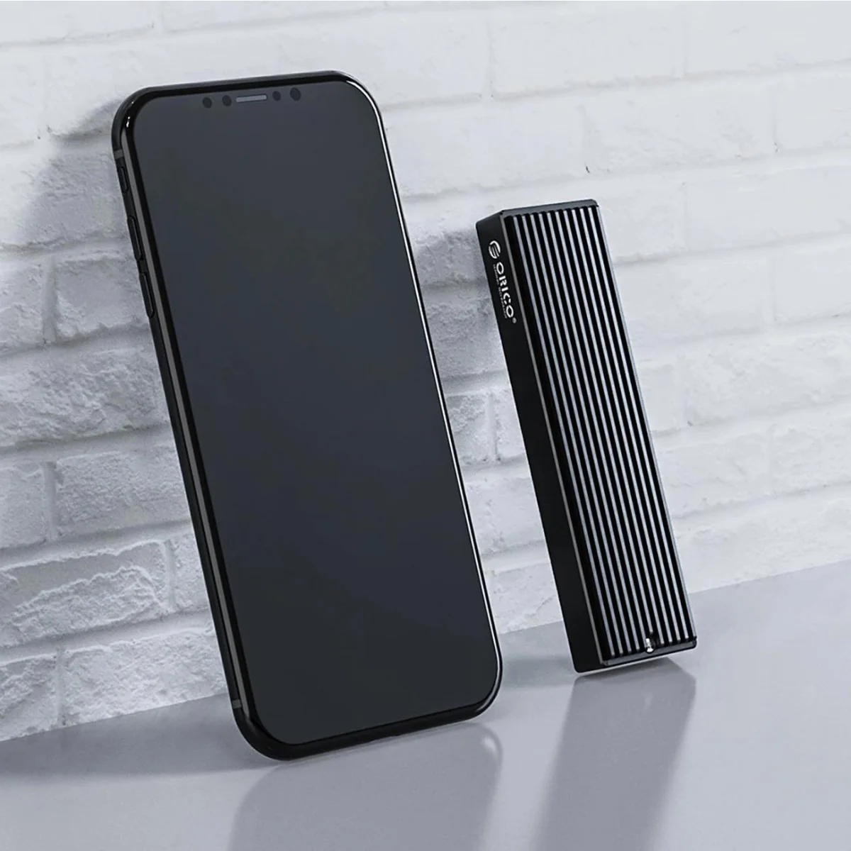 Orico M2PV-C3 externý box pre M.2 NVMe SSD USB-C, čierny