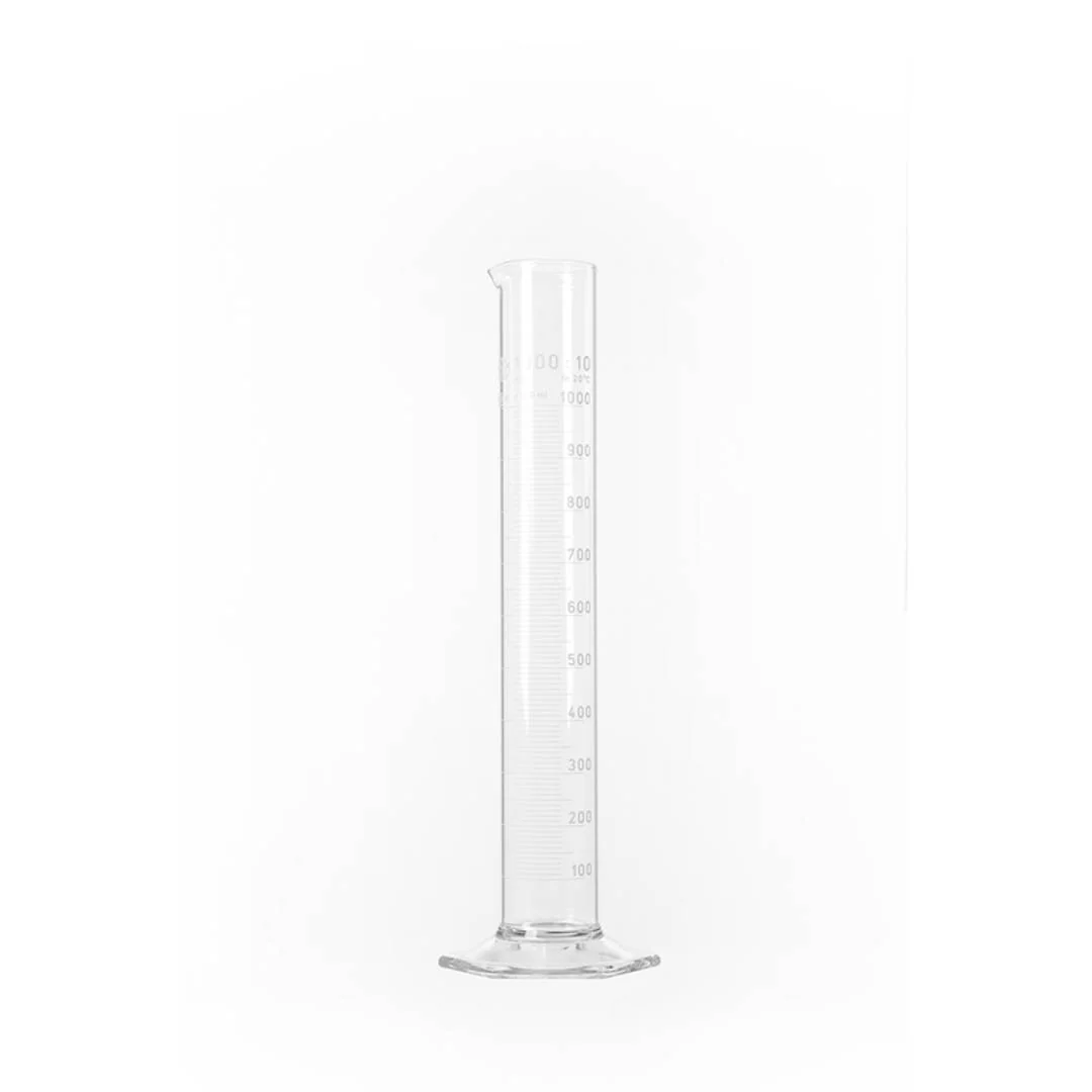 SIMAX odmerný valec sklenený, s bielou stupnicou, trieda presnosti B, vysoký 1000ml