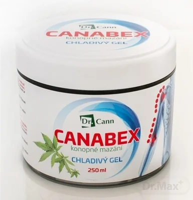 Dr.Cann CANABEX konopné mazanie CHLADIVÝ GÉL 1×250 ml, konopný chaldivý gél