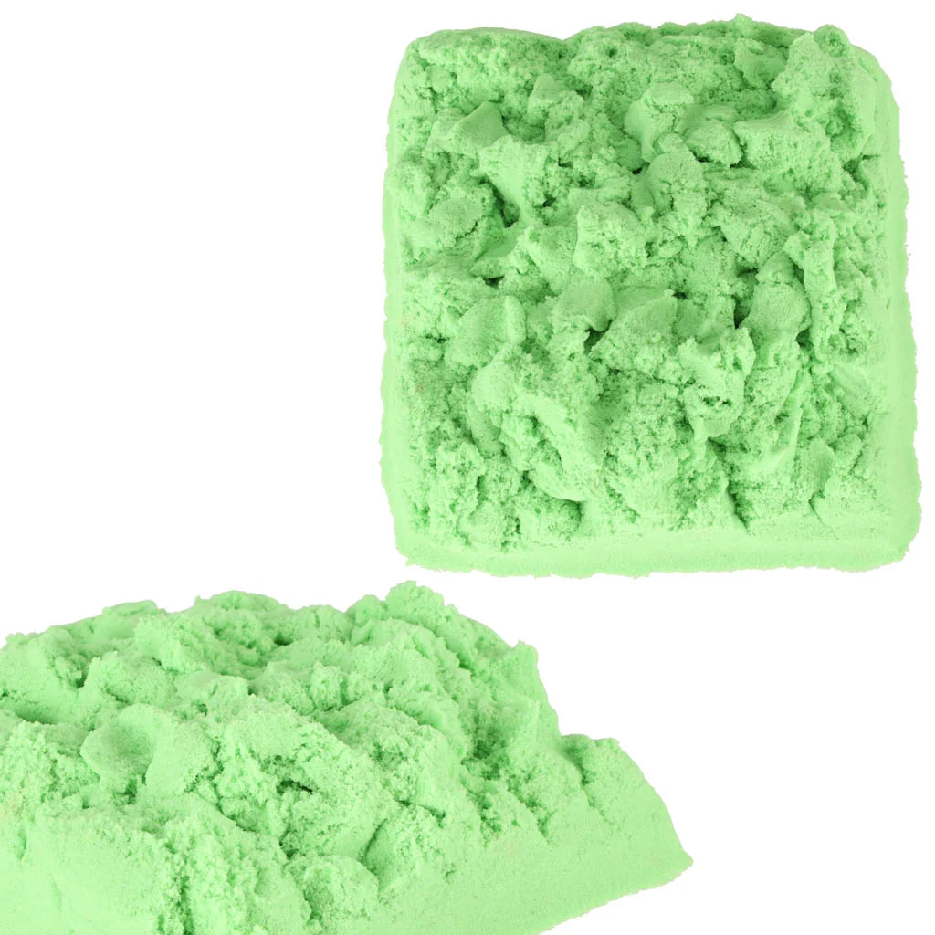Kinetický piesok 1 kg – zelený, kreatívna hra