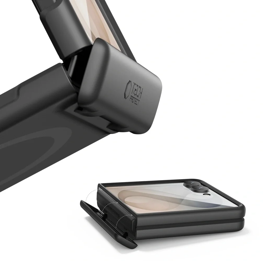 Tech-Protect Kevlar Aura MagSafe kryt na Galaxy Z Flip 8, čierny