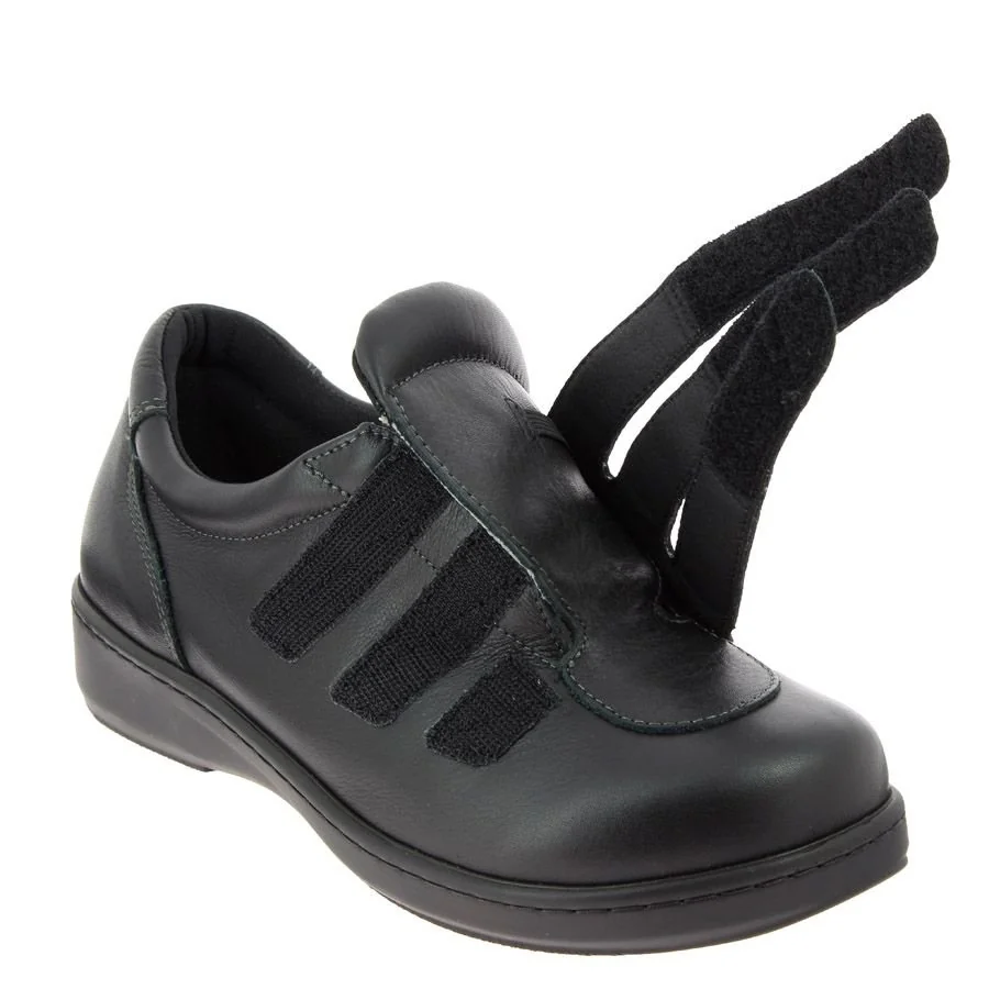 AQUITAINE diabetická poltopánka unisex, čierna, veľkosť: 41