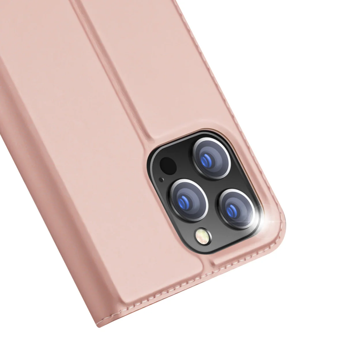 Dux Ducis Skin Pro knižkové puzdro na iPhone 15 Pro Max, ružové