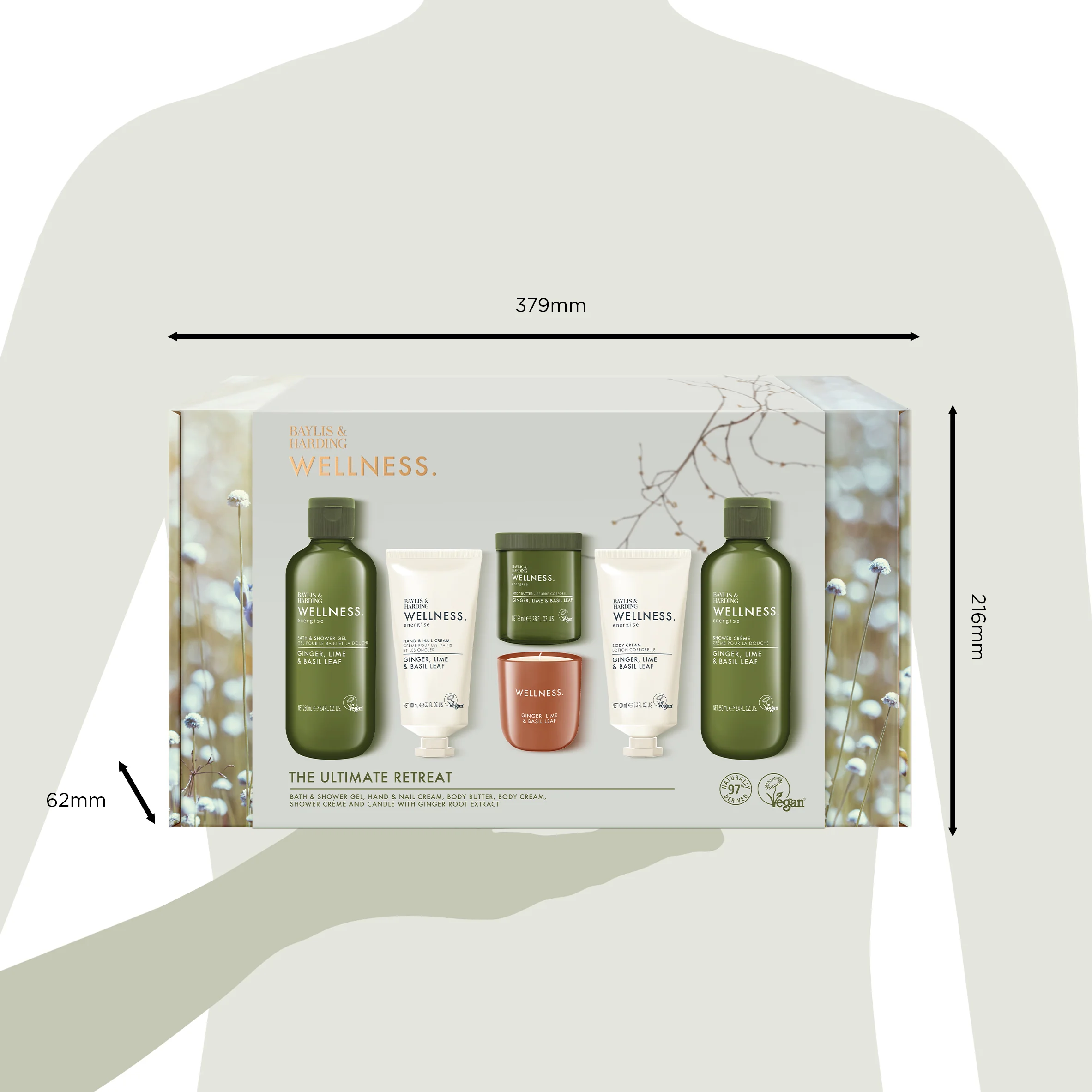 Baylis & Harding Sada starostlivosti o telo Zázvor&Limetka 6 ks