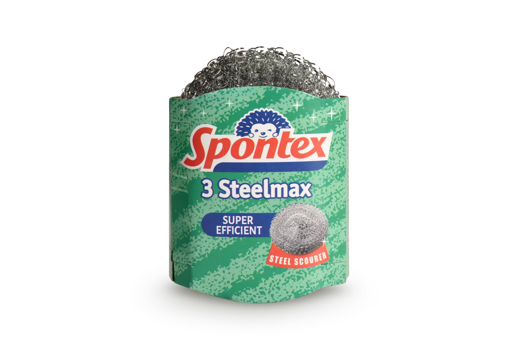 Spontex Steelmax drôtenka kovová 1×3 ks, hubky