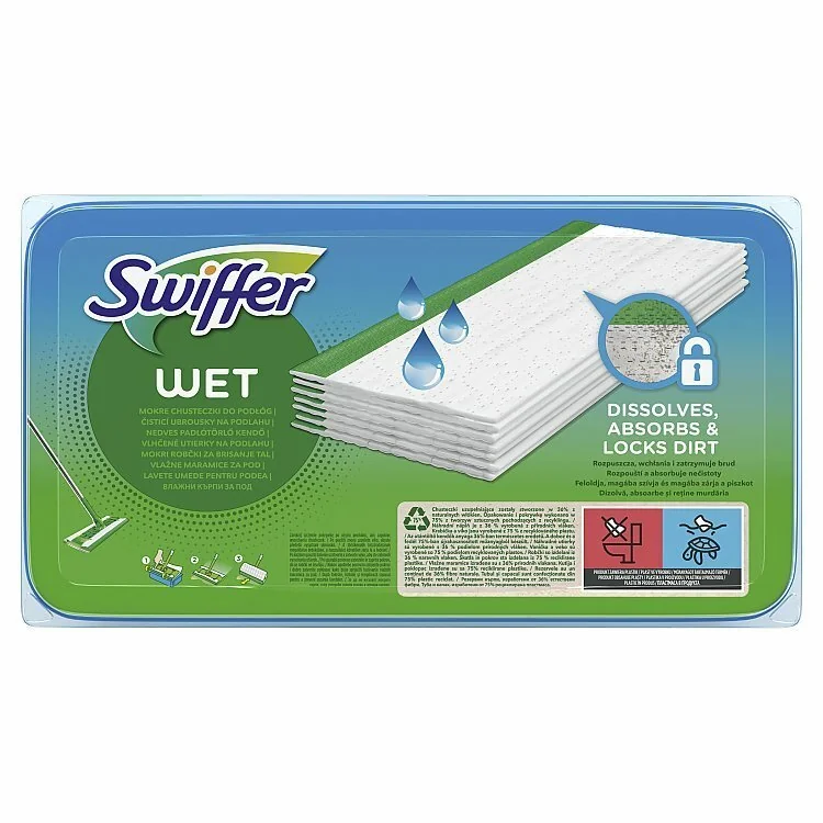 SWIFFER WET 1×20 ks, náhradné vlhčené utierky