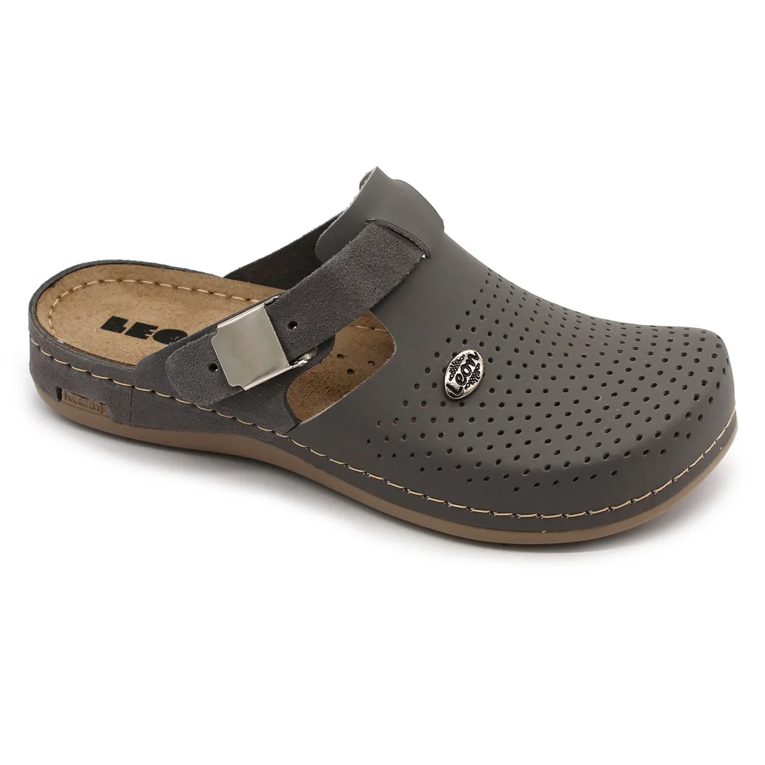 Leon 950 Dámska pracovná celokožená zdravotná obuv 40 - 26cm, modrá, 2,5 cm