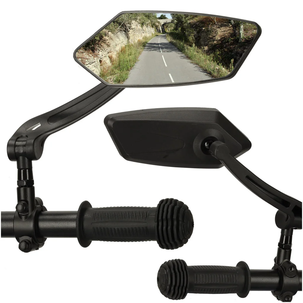 Nastaviteľné 360 spätné zrkadlo na bicykel 2 ks