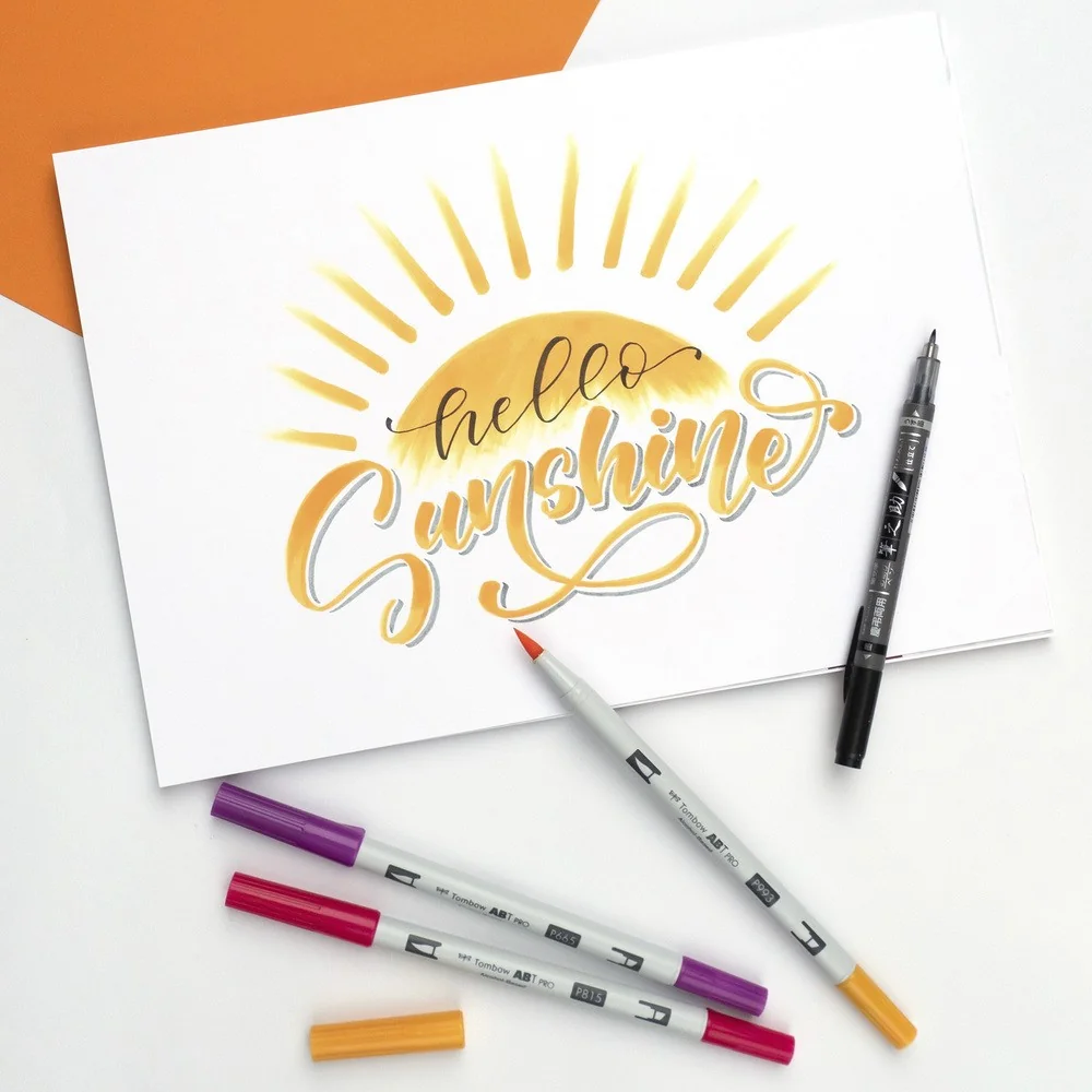 Súprava na krasopis Sunny Lettering Set 12 dielna sada