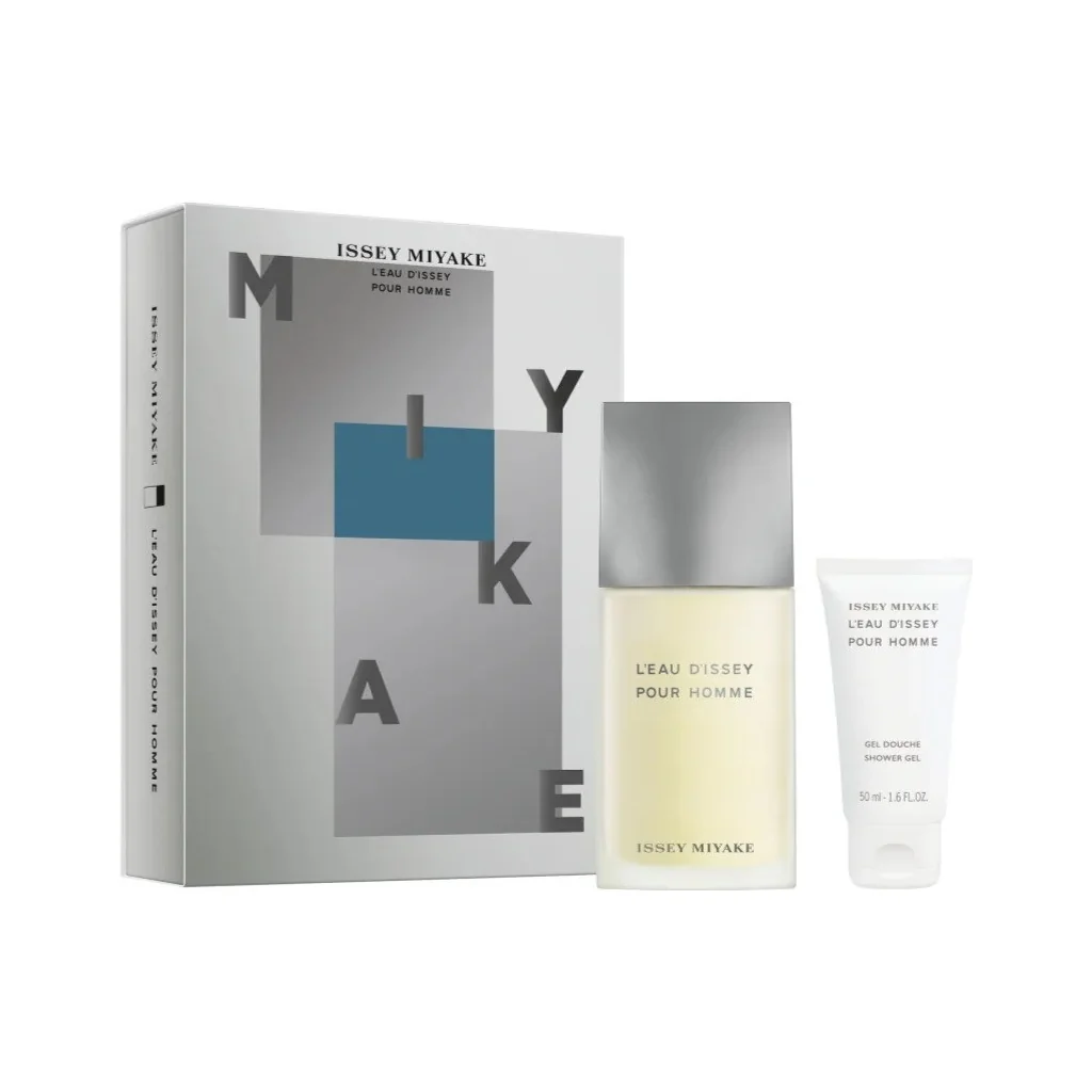 Issey Miyake L'Eau D'Issey Pour Homme EDT-S 75ml + Sg 50ml (grey box) 1×1 set, darčeková sada