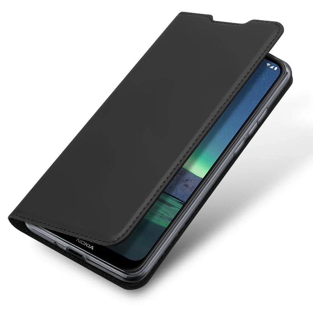 Dux Ducis Skin Pro knižkové kožené puzdro na Nokia 1.4 čierne