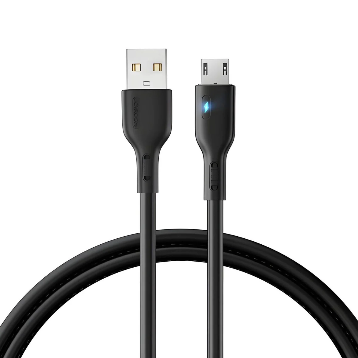 USB kábel - micro USB 2.4A - 1.2m - čierna
