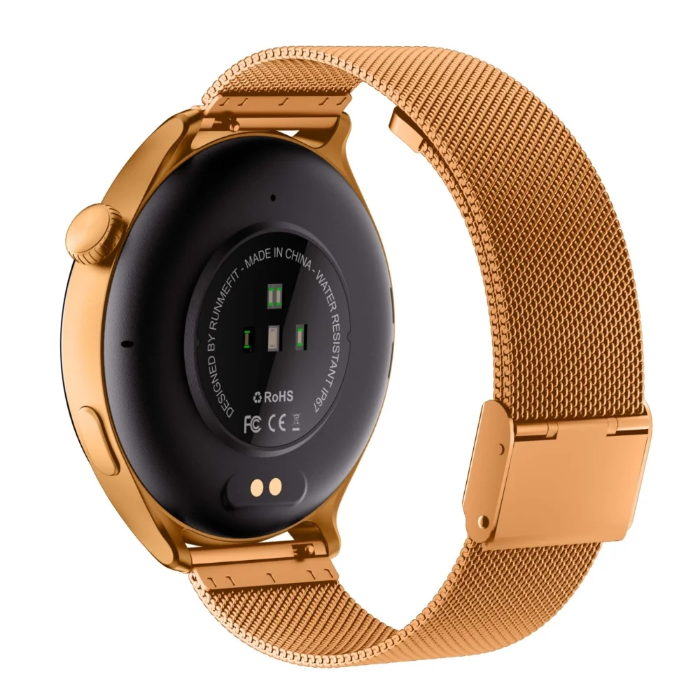 NEOGO Watch GTR2 smart hodinky, zlaté