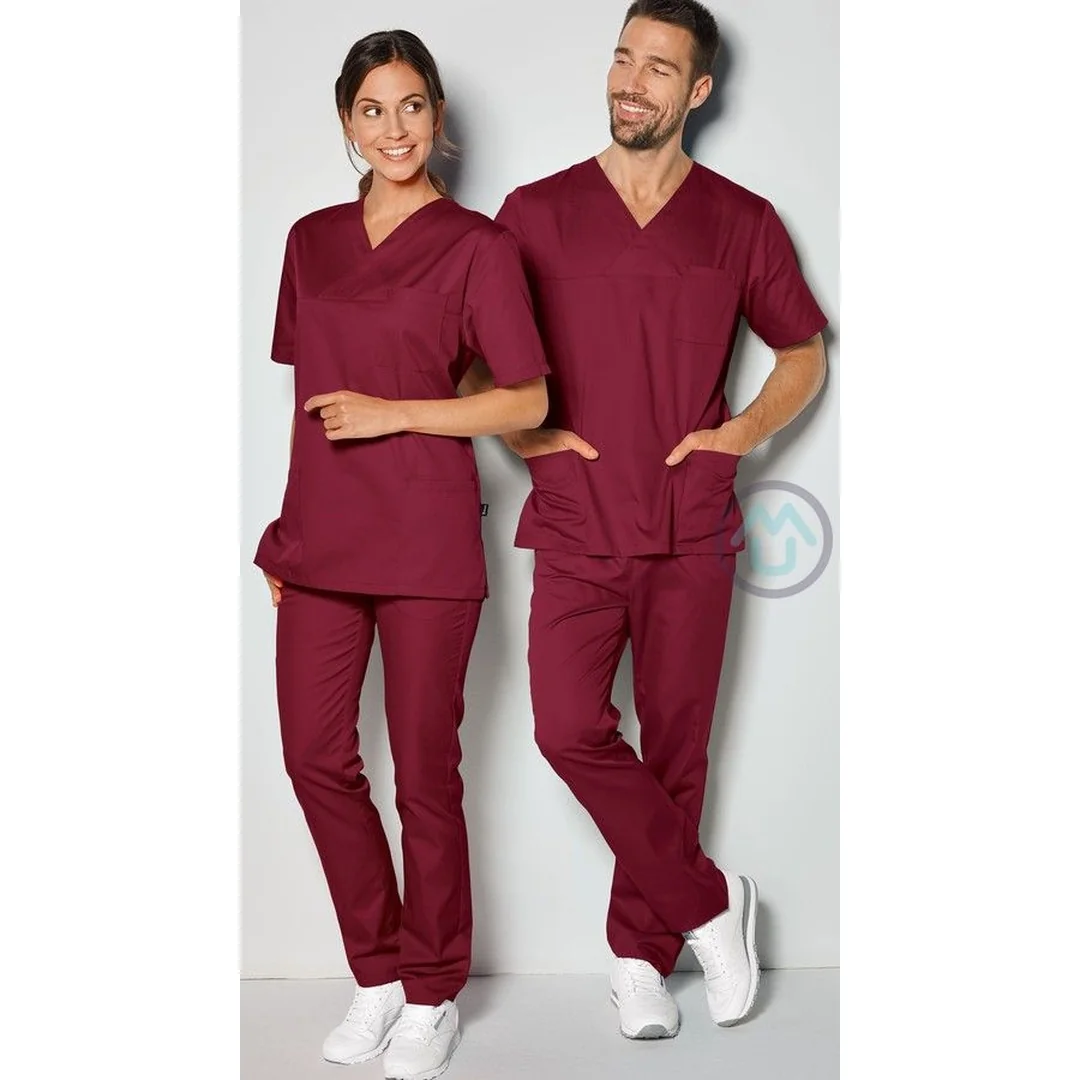 Blúza UNISEX 95° - bordová 2XL