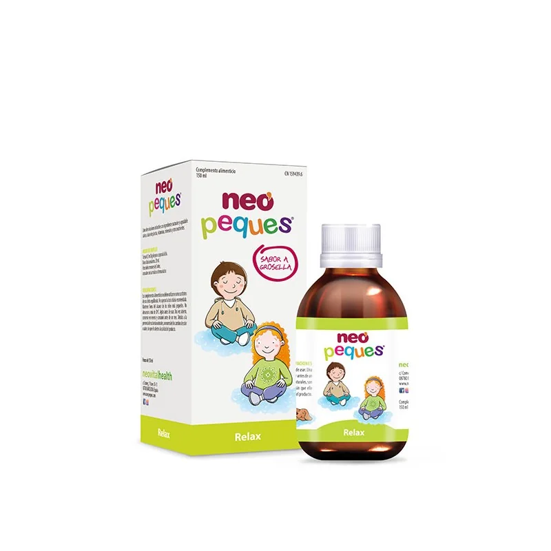Neo Peques Relax - Prírodný sirup pre deti s medovkou, mučenkou, vitamínom B6 a horčíkom, 150 ml