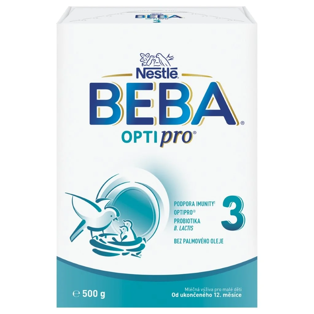 BEBA OPTIPRO 3 1×500 g, mliečna výživa pre malé deti (od ukonč. 12. mesiaca)