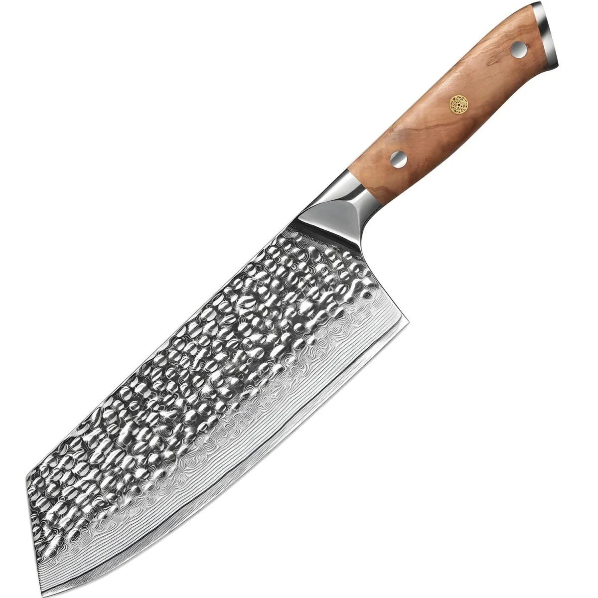 Damaškový kuchynský nôž Zayoku-Cleaver 33 cm, damašková oceľ