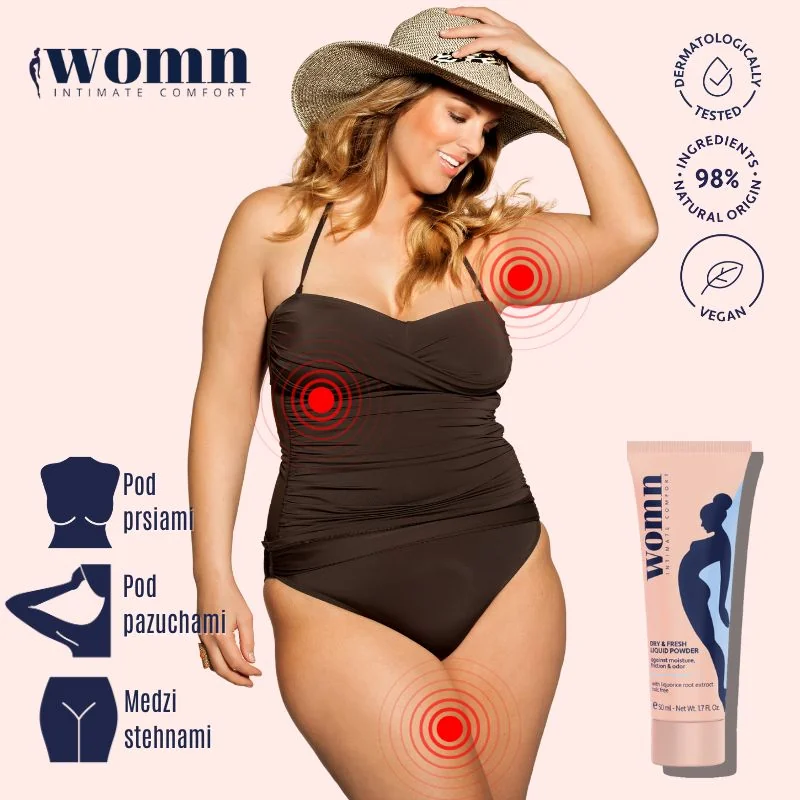 WOMN DRY & FRESH tekutý púder pre intímne partie