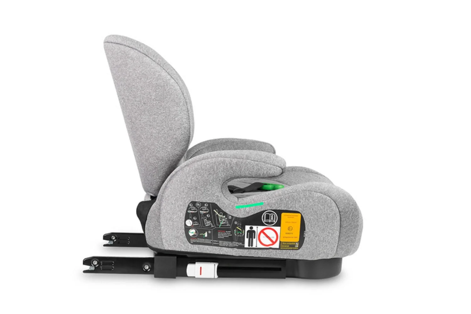 Podsedák, autosedačka Irbis i-Size 125–150 cm s ISOFIX – šedá 