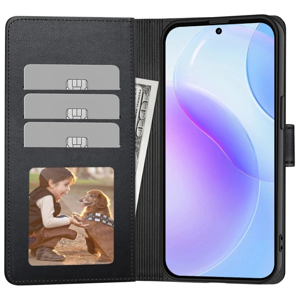 Tech-Protect Wallet knižkové puzdro na Samsung Galaxy A36 / A56 / A37 5G, čierne 5G, čierne