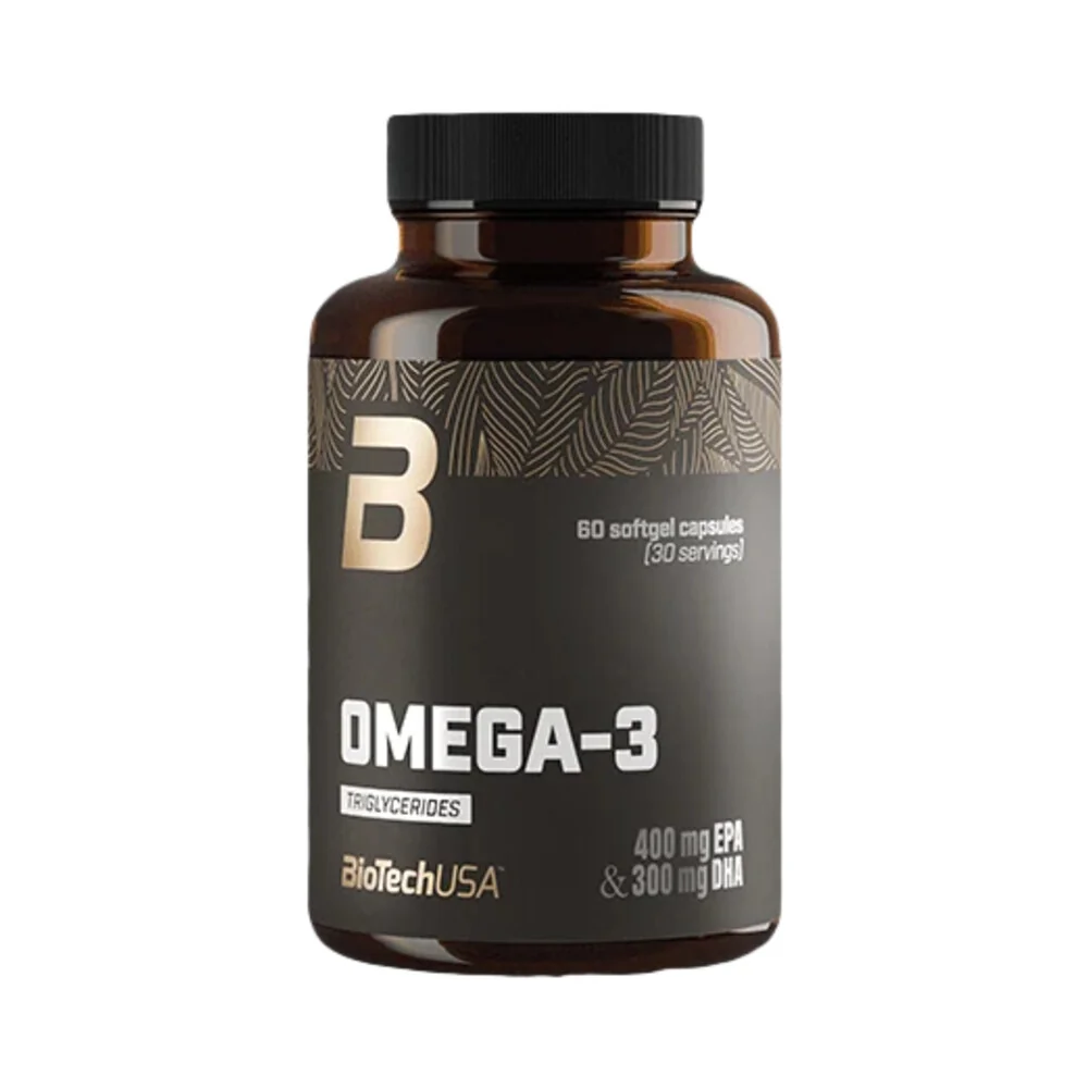 BioTech USA Omega-3 Triglycerides 60 kapsúl