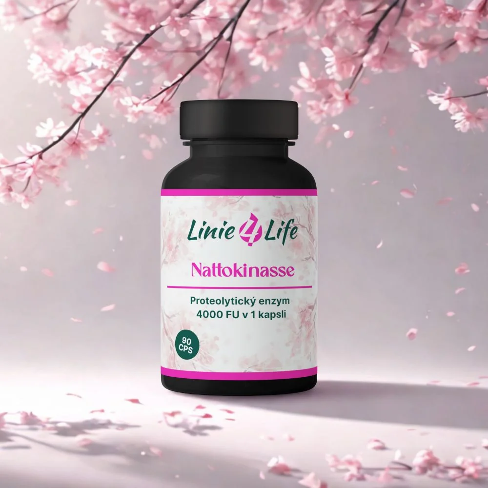 Linie4Life NATTOKINÁZA – 4000 FU, 90 kapsúl Podpora pre kardiovaskulárny systém