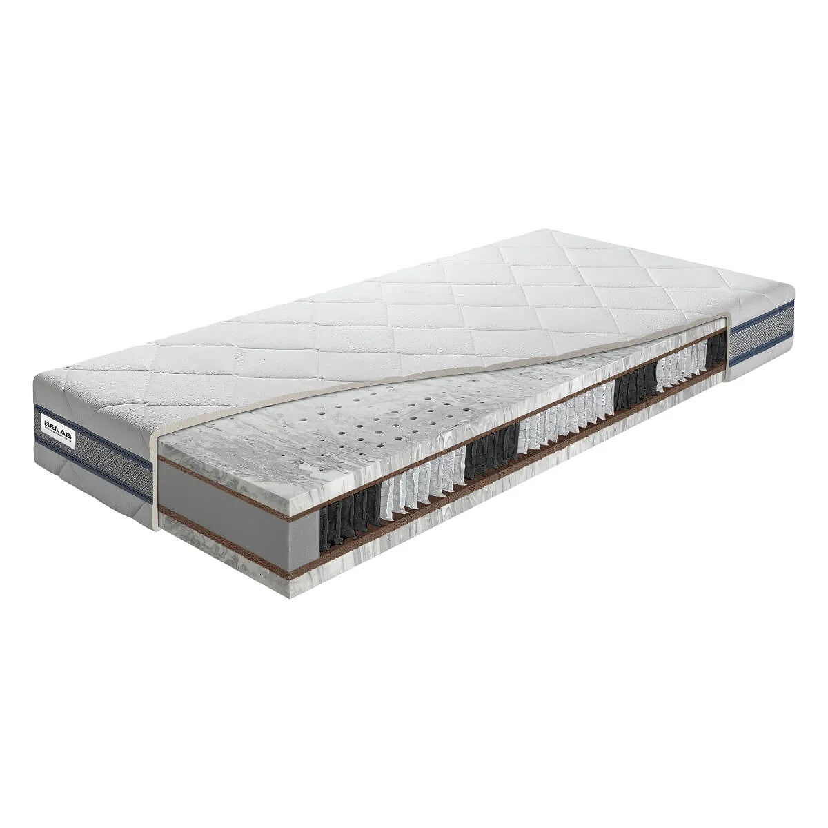Matrac Benab Pantera Coco S1000 H4 / H5 140 x 200 cm Taštičkový matrac 25 cm taštičkový sendvičový
