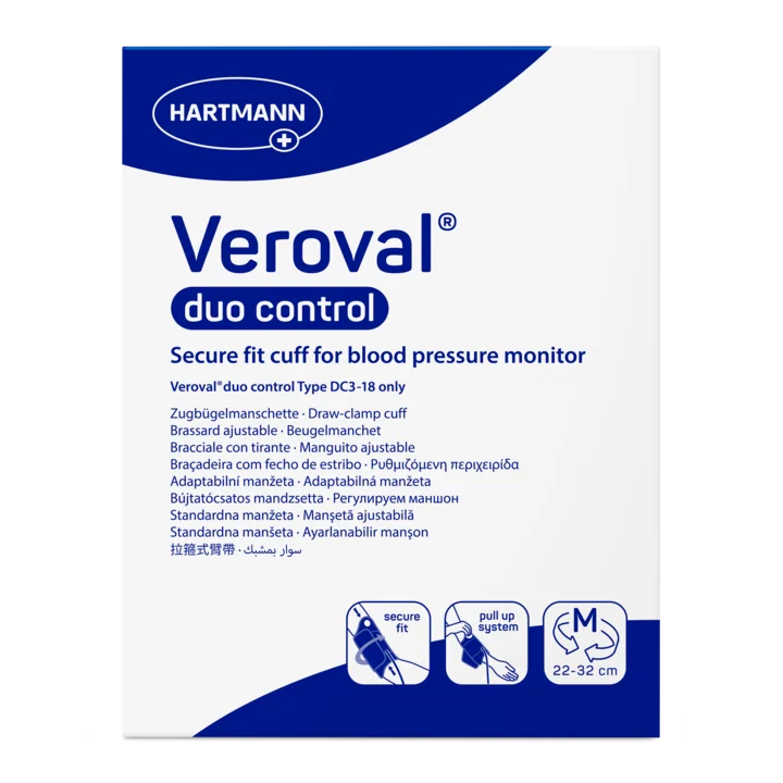 Veroval Duo Control Adaptabilná manžeta M ((22 - 32 cm), 1x1 ks) 1 ks