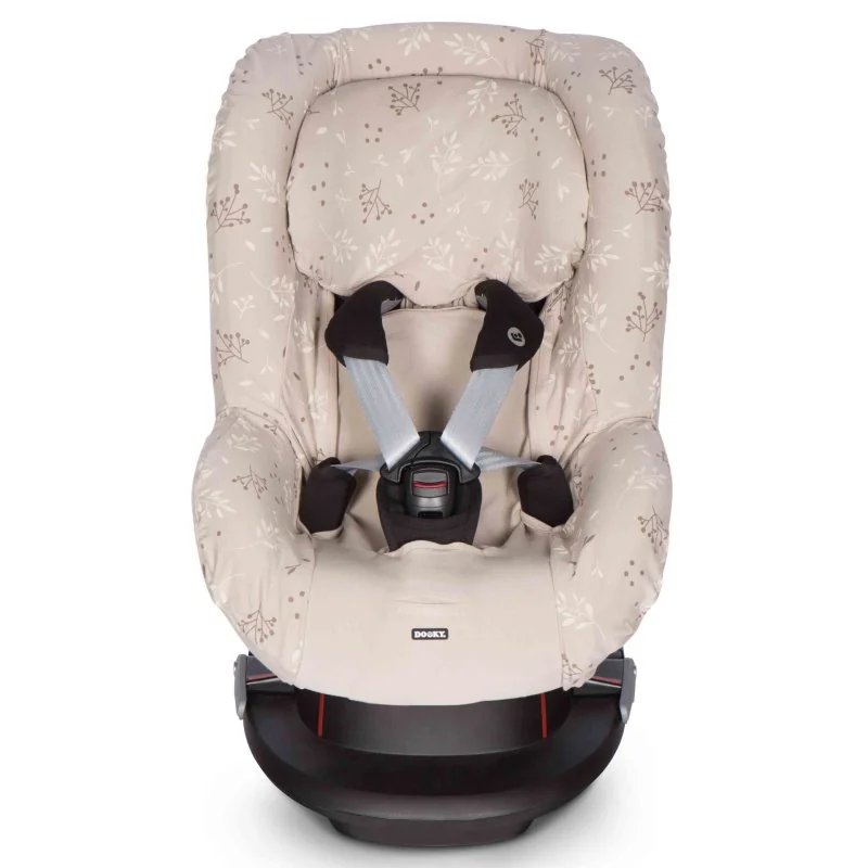 Dooky poťah na autosedačku Seat Cover Group1 Romantic Leaves Beige