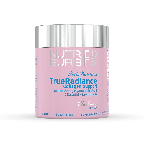 Nutriburst TrueRadiance gummies čučoriedka 60 ks