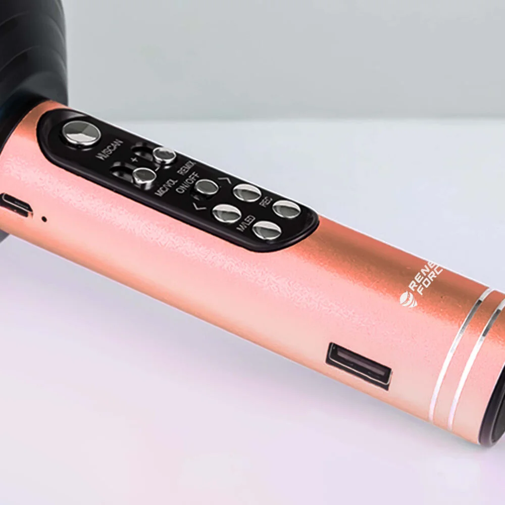 MG Sing Pro Bluetooth Karaoke mikrofón s reproduktorom, ružový