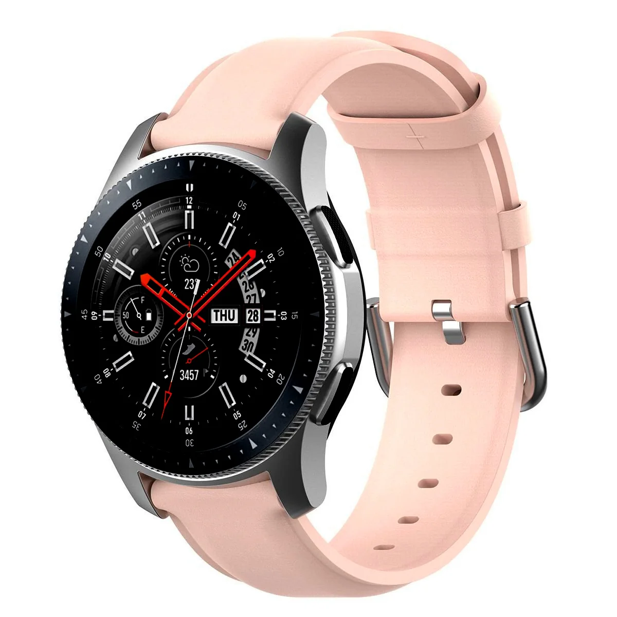 Bstrap Leather Lux remienok na Samsung Galaxy Watch Active 2 40/44mm sand pink