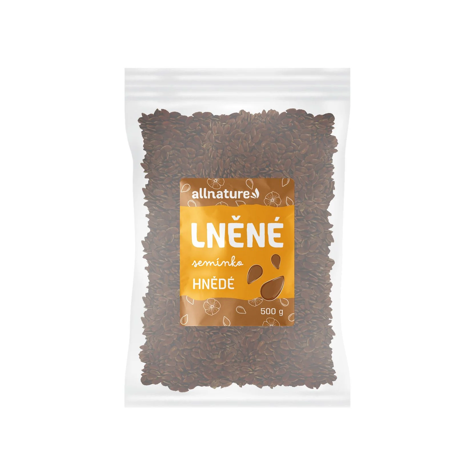 Allnature Lanove Semienko Hnede 1×500 g, semienka