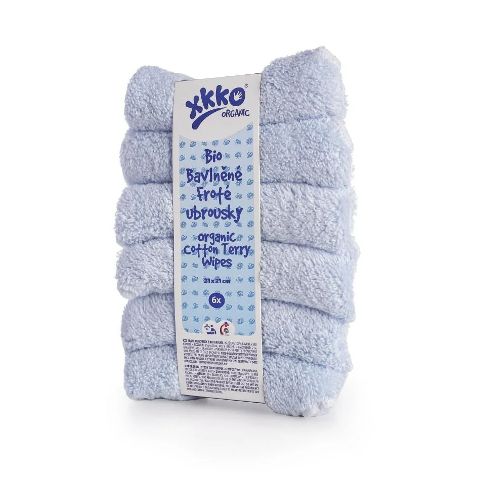 XKKO Bambusové obrúsky 30x30 COLOURS (9ks)