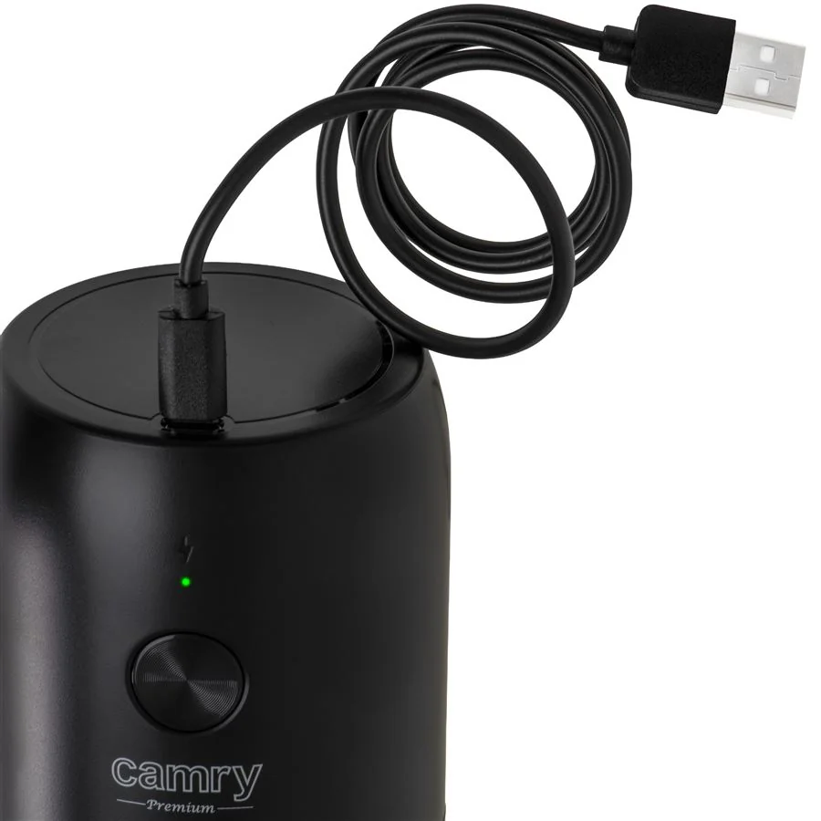 Akumulátorový USB mlynček na kávu Camry CR 4302