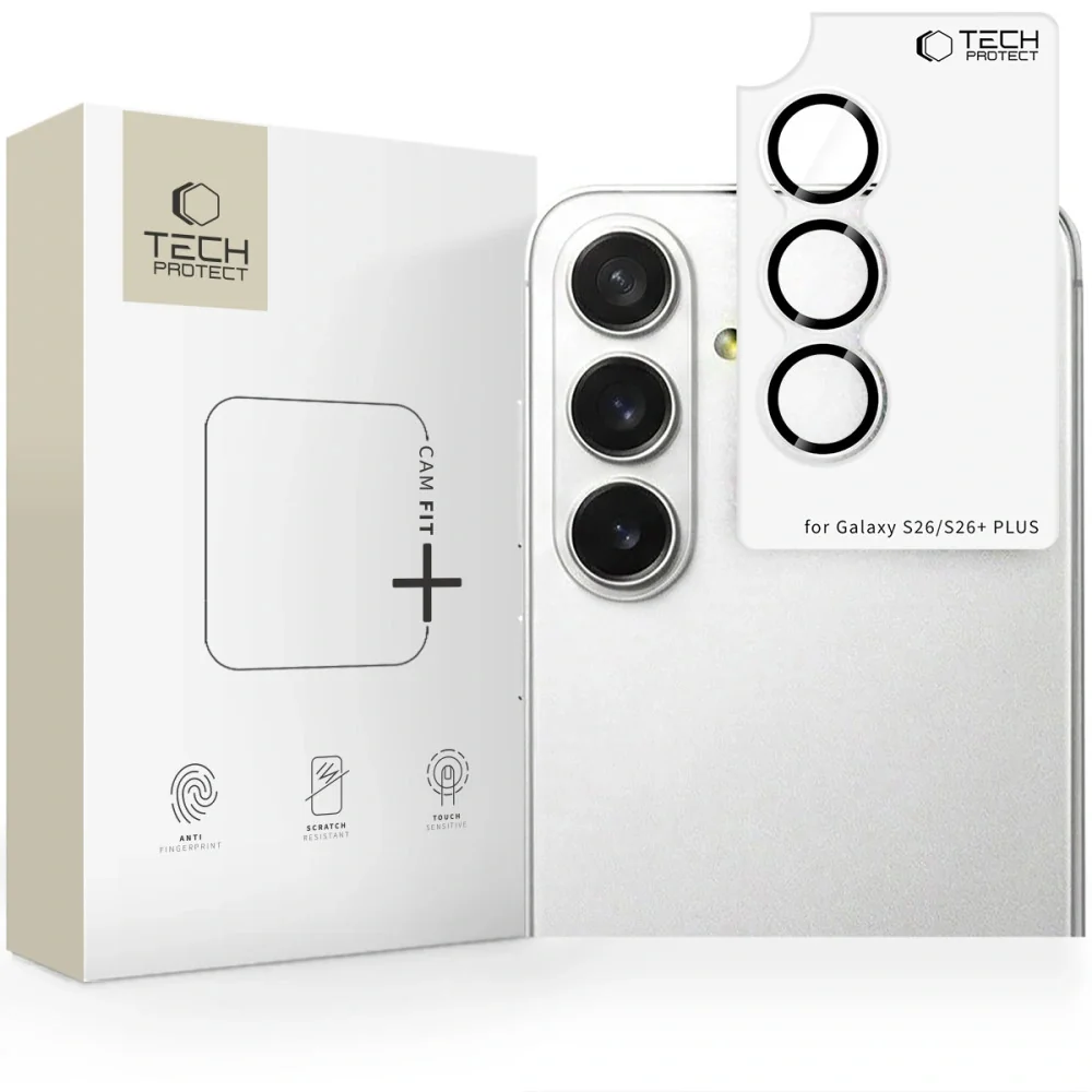 Tech-Protect CamRing Fit ochranné sklo na kameru na Samsung Galaxy S26 / S26 Plus / S26 Plus