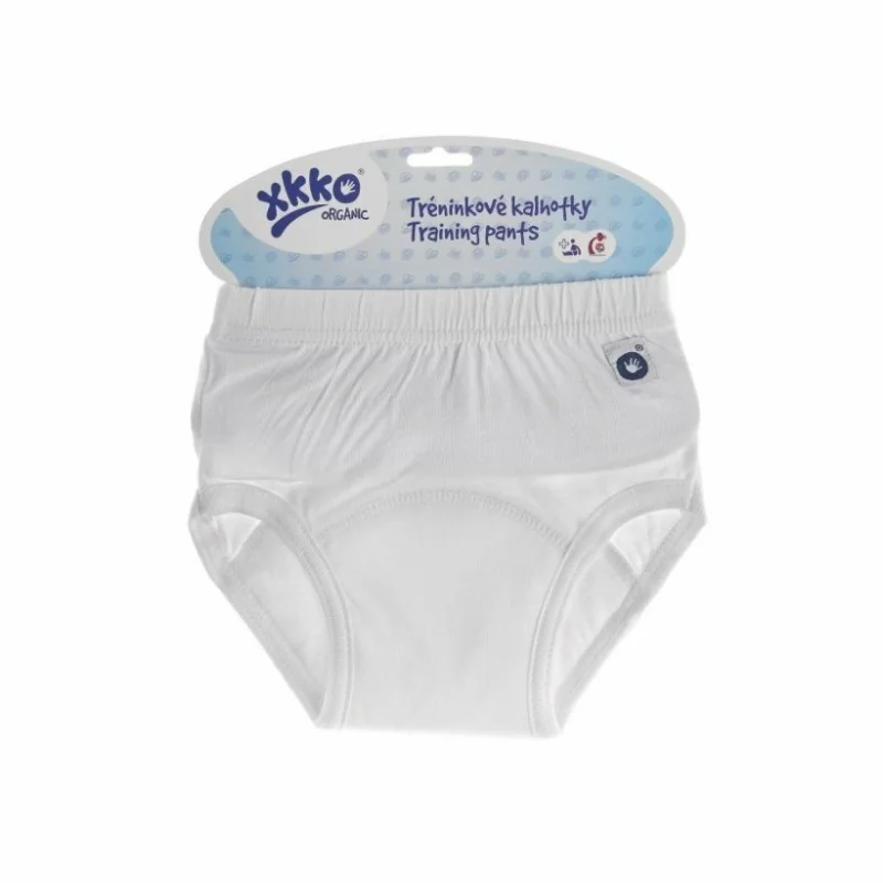 XKKO Tréningové nohavičky Organic - Biele, veľkosť L ORGTP0103