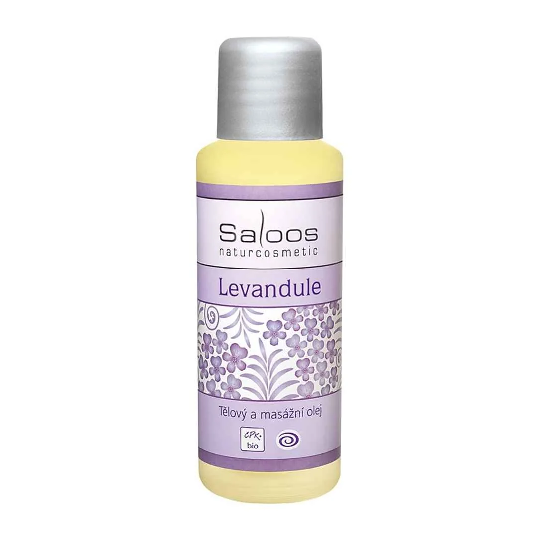 Saloos Levanduľa telový a masážny olej 1×50 ml, telový olej so všestranným použitím