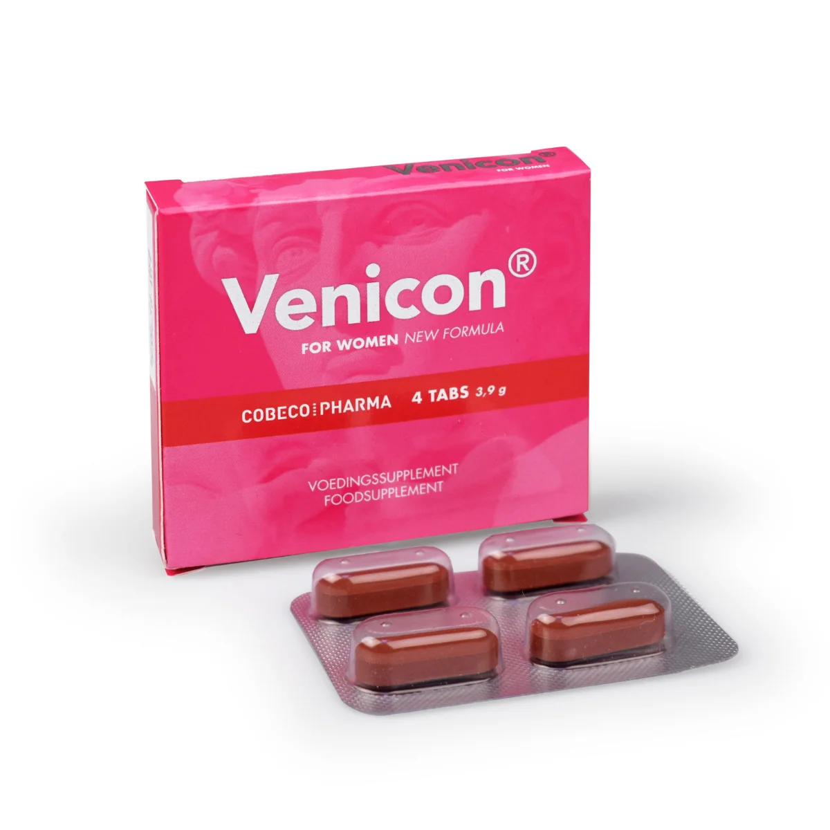 Cobeco Afrodiziakálne tablety Venicon Women 1×4 tbl, pre ženy