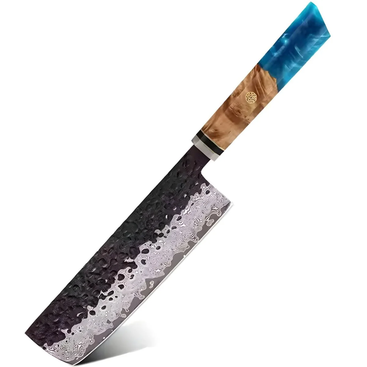 Damaškový kuchynský nôž Airi-Nakiri 32cm, čepeľ 17,5cm