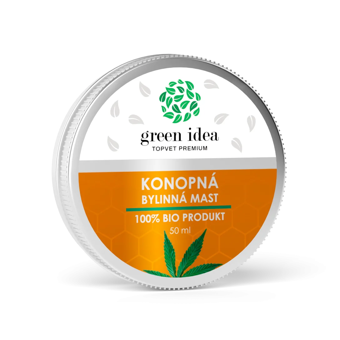 TOPVET GREEN IDEA Konopná bylinná masť 50ml