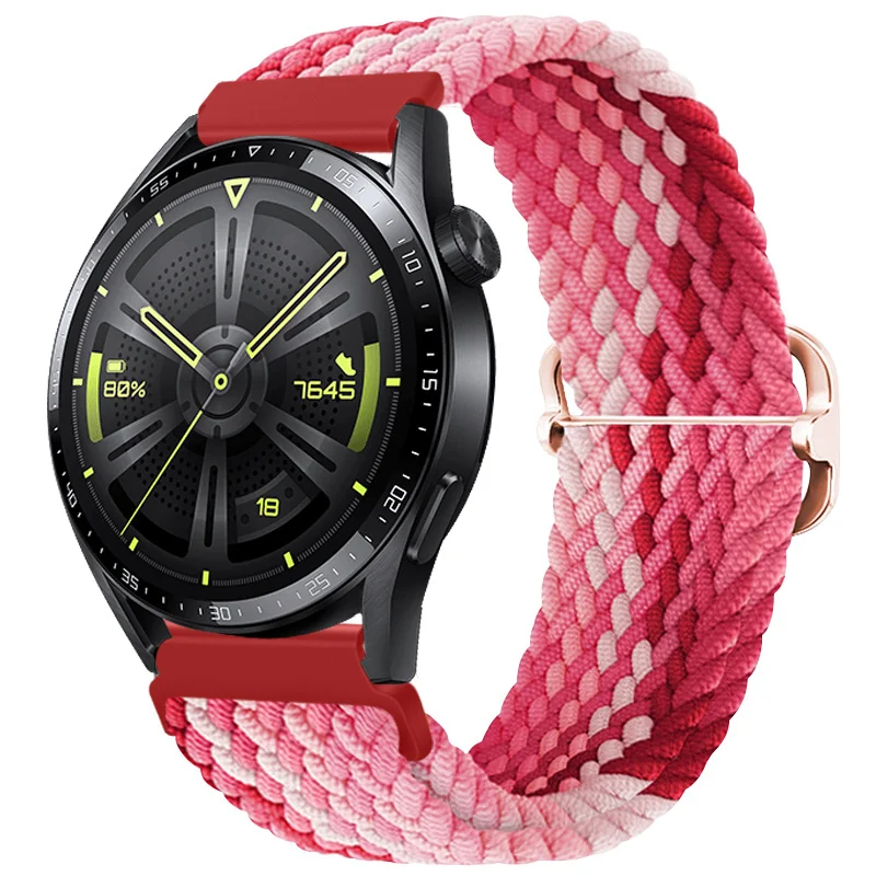 BStrap Elastic Nylon remienok na Samsung Galaxy Watch 42mm strawberry