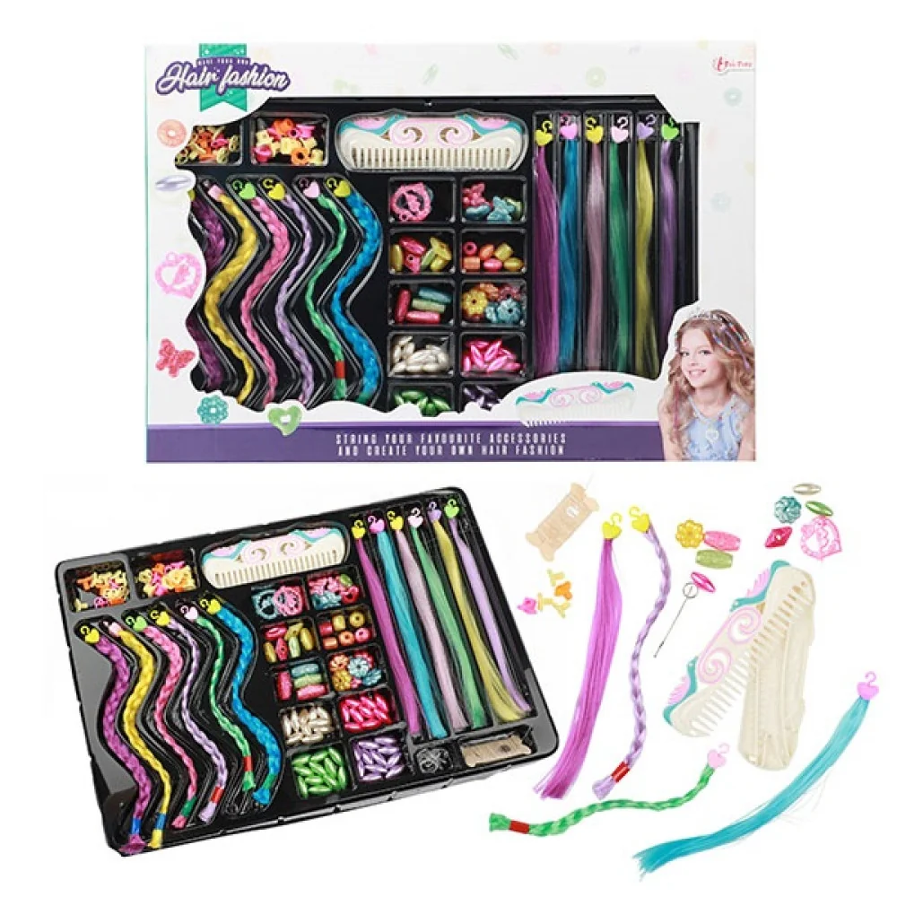 Príčesky - Ozdobte si vlasy s korálkami a príčeskami-Toi Toys