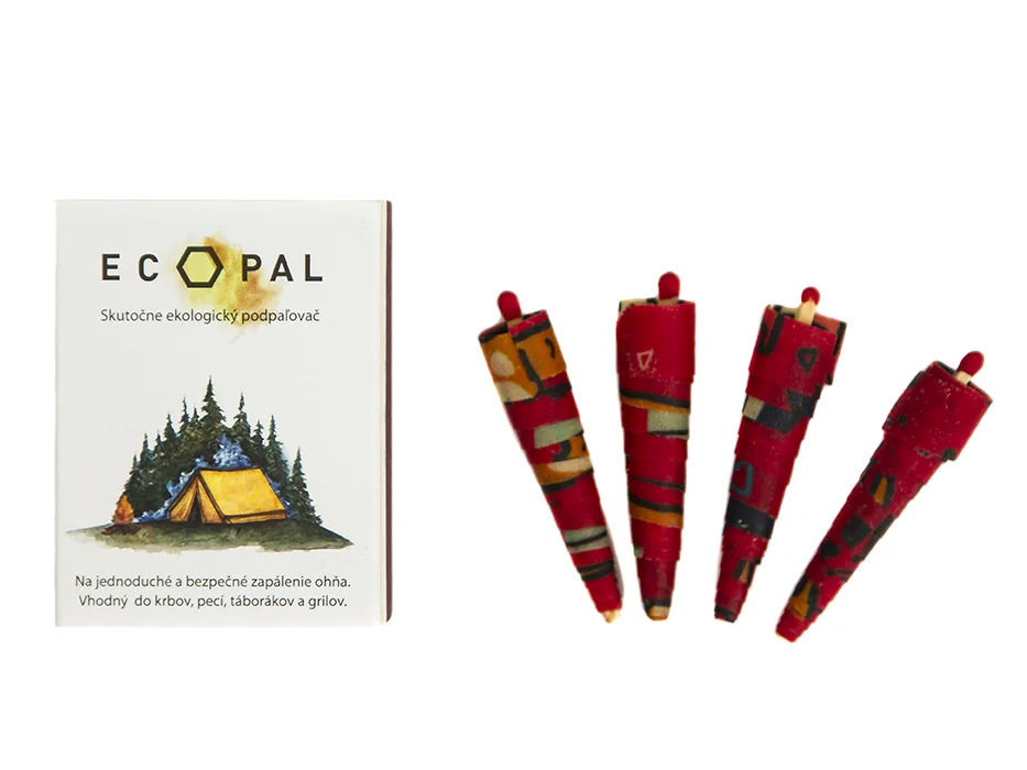 Včelobal ecopal 1×15 ks, prírodný podpaľovač